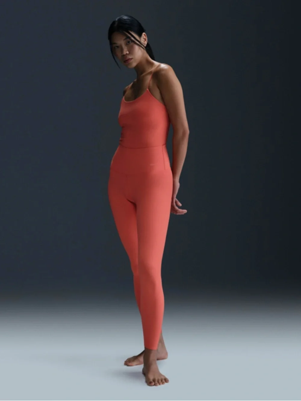NWT Nike Women's Zenvy Rib Gentle-Support High-Waisted 7/8 Leggings Size XS